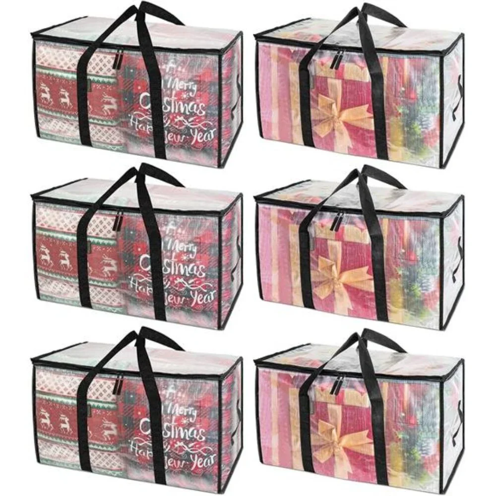 BALEINE 6-Pack Oversized Moving Bags with Reinforced Handles, Heavy-Duty